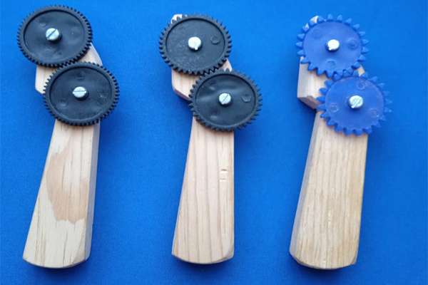 Plisadores de madera para filigrana